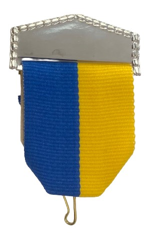 0004 Blå Gul m. Sølv