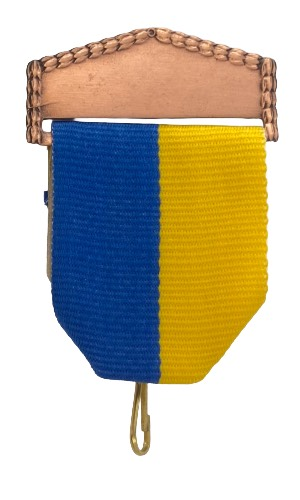 0004 Blå guld bronze